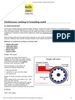 Continuous Casting in Traveling Mold (SubsTech)