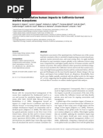 Conservation Letters - 2009 - Halpern - Mapping Cumulative Human Impacts To California Current Marine Ecosystems