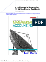 Dwnload Full Introduction To Managerial Accounting Canadian 5th Edition Brewer Test Bank PDF