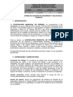 Manual Del Sistema de Gestion de Seguridad y Salud en El Trabajo