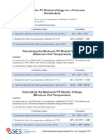 Calculating Module Voltages