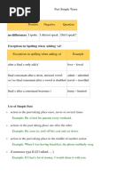 Past Simple and Continuous With Exercise