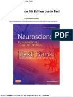 Dwnload Full Neuroscience 4th Edition Lundy Test Bank PDF