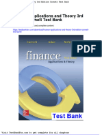 Dwnload Full Finance Applications and Theory 3rd Edition Cornett Test Bank PDF