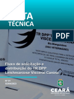 Nota Tecnica - Fluxo de Solicitacao e Distribuicao Do TR DPP Leishmaniose Visceral Canina 03 - 04 - 2023