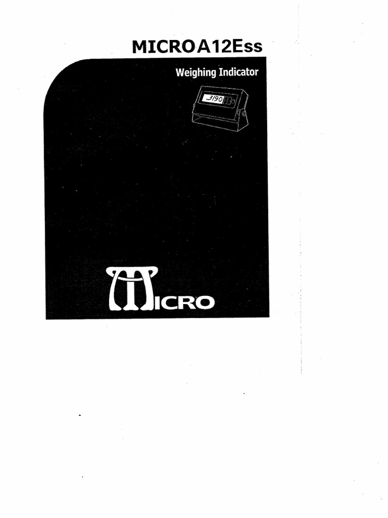 Micro A12e Ss Manual | PDF