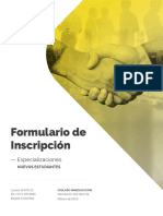 Formulario - Especializaciones Olga Borja