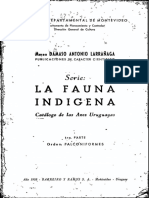 La Fauna Indigena 1ra Parte Orden Falconiformes 1958 Uruguay
