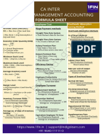 Cost Formula Sheet