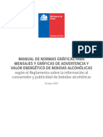 Manual de Normas Graficas para Mensajes y Graficas de Advertencia y Valor Energetico de Bebidas Alcoholicas