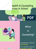 Mental Health & Counselling Services in School