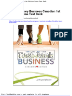 Dwnload Full Contemporary Business Canadian 1st Edition Boone Test Bank PDF