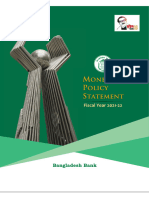 Monetary Policy Statement BD 2021-22