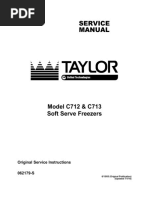 Service Manual: Model C712 & C713 Soft Serve Freezers