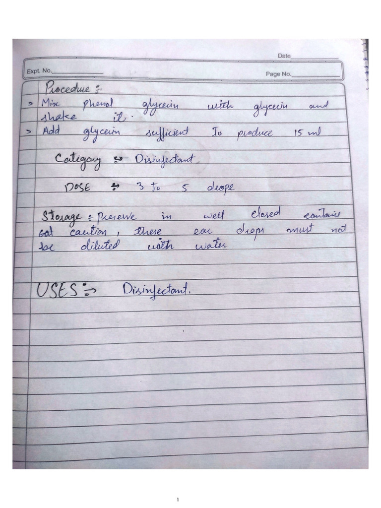 Practical Of Pharmaceutics 1st Sem B Pharma Pdf