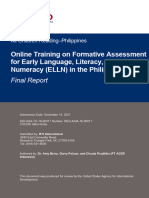 PH Formative Assessment Training - Final Report - FINAL