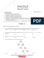 Sample Paper Maths