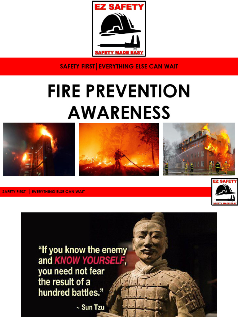 FIRE PREVENTION AWARENESSMFI TALK PDF Fires Firefighting