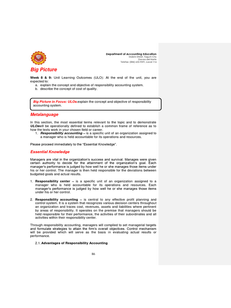 SIM - Transfer Pricing and Responsibility Accounting - 0 | PDF | Return ...