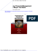 Dwnload Full Contemporary Financial Management 12th Edition Moyer Test Bank PDF