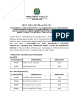 Edital 158_2023 - Notas da Avaliação Curricular e Relação de Candidatos Aptos à Prova de Desempenho Didático do Processo Seletivo para Professor Substituto..docx