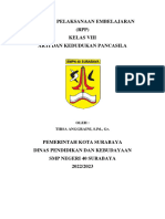 Rencana Pelaksanaan Embelajaran (RPP) Kelas Viii Arti Dan Kedudukan Pancasila