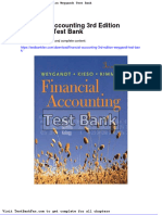 Dwnload Full Financial Accounting 3rd Edition Weygandt Test Bank PDF