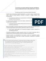 La Escuela Como Un Espacio Que Ofrece Una Respuesta Educativa Comprensiva y Diversificada