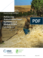 Sustainable Food Systems Global Crisis Summary