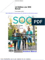Dwnload Full Soc 2014 3rd Edition Jon Witt Solutions Manual PDF