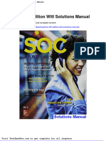 Dwnload Full Soc 4th Edition Witt Solutions Manual PDF