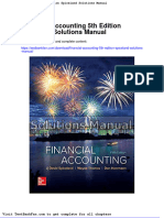 Dwnload Full Financial Accounting 5th Edition Spiceland Solutions Manual PDF