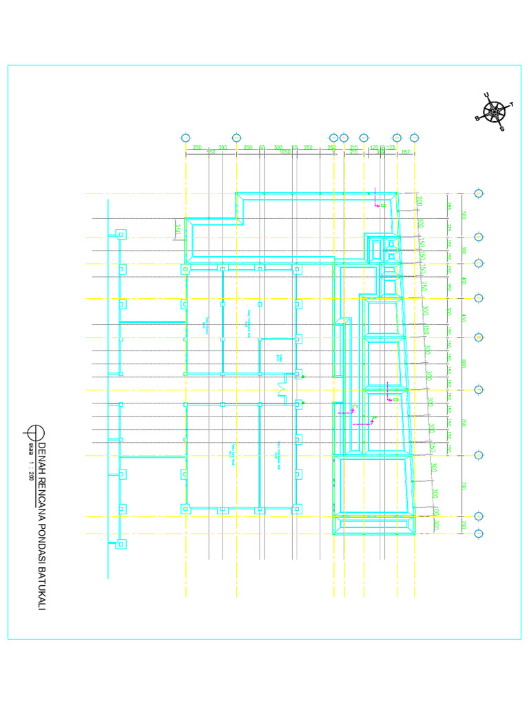 Denah Pondasi Batu Kali | PDF