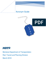 Transportation Acronym Guide