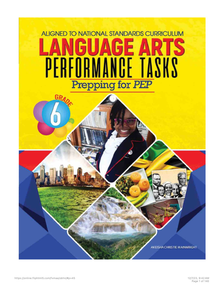 Grade 6 Language Arts Performance Task | PDF