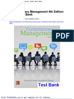 Dwnload Full Contemporary Management 9th Edition Jones Test Bank PDF