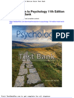 Dwnload Full Introduction To Psychology 11th Edition Kalat Test Bank PDF