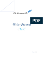 Writer Manual - ETDC