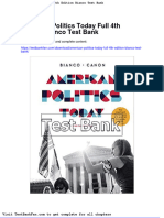 Dwnload Full American Politics Today Full 4th Edition Bianco Test Bank PDF