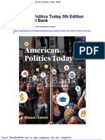 Dwnload Full American Politics Today 5th Edition Bianco Test Bank PDF