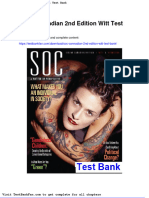 Dwnload Full Soc Cannadian 2nd Edition Witt Test Bank PDF