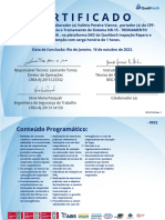 Certificado - NR-15 - TREINAMENTO PROTECAO RESPIRATORIA 