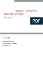 Lecture 7a - Crown Use and Non-Voluntary Licences