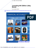 Dwnload Full Financial Accounting 9th Edition Libby Solutions Manual PDF