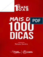 1 Fase OAB - Mais de 1000 Dicas - Renato Saraiva