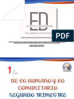 De Lo Humano A Lo Comunitario Trimestre 2 Exedu