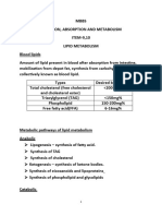 Item-9,10, Lipid Metabolism