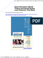 Dwnload Full Social Problems Interactive Ebook Community Policy and Social Action 5th Edition Leon Guerrero Test Bank PDF