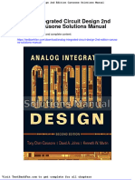 Dwnload Full Analog Integrated Circuit Design 2nd Edition Carusone Solutions Manual PDF