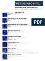 Treino C - Quadriceps, Posteriores e Panturrilha